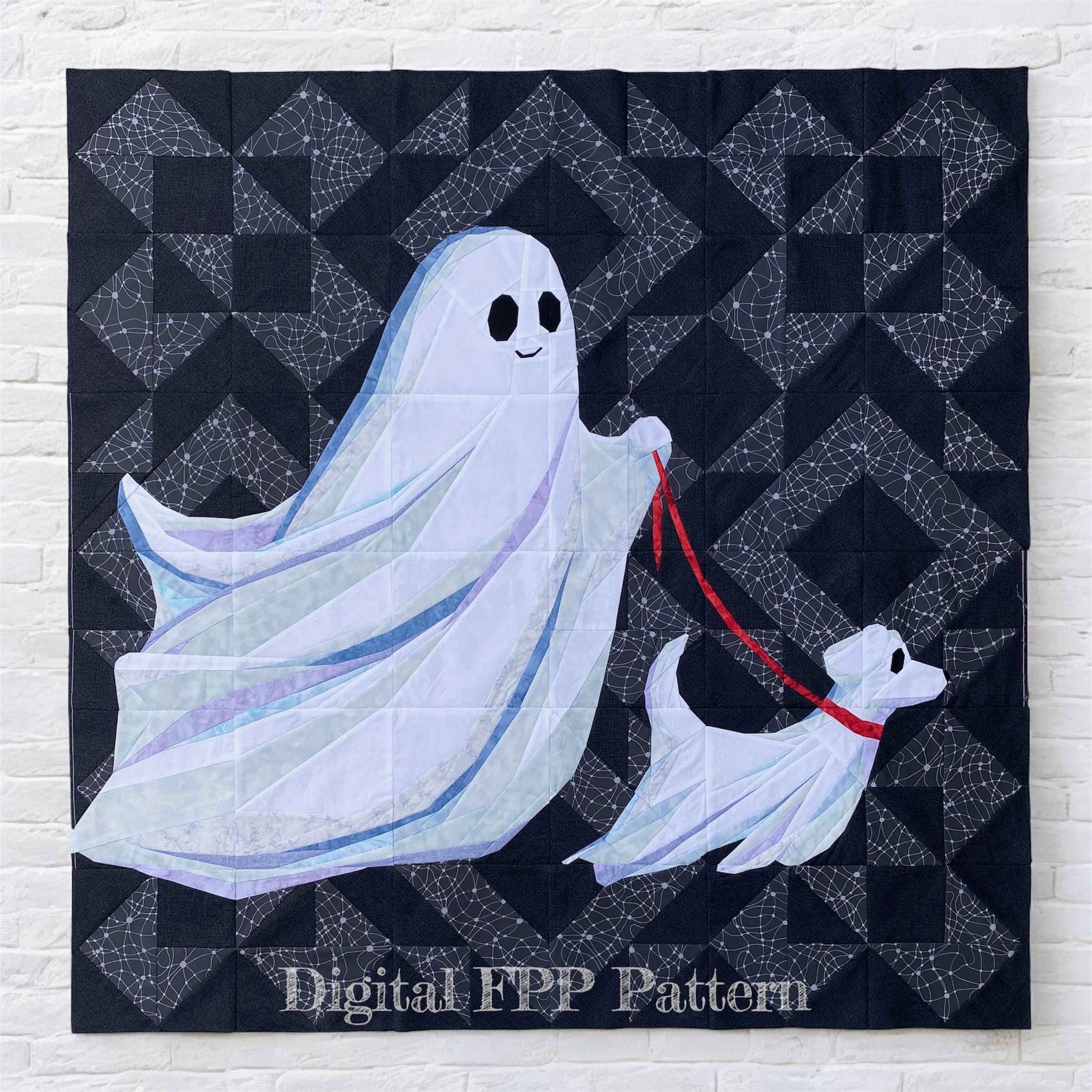 On a Midnight Stroll Quilt Pattern, Foundation Paper Piecing (PDF Download)