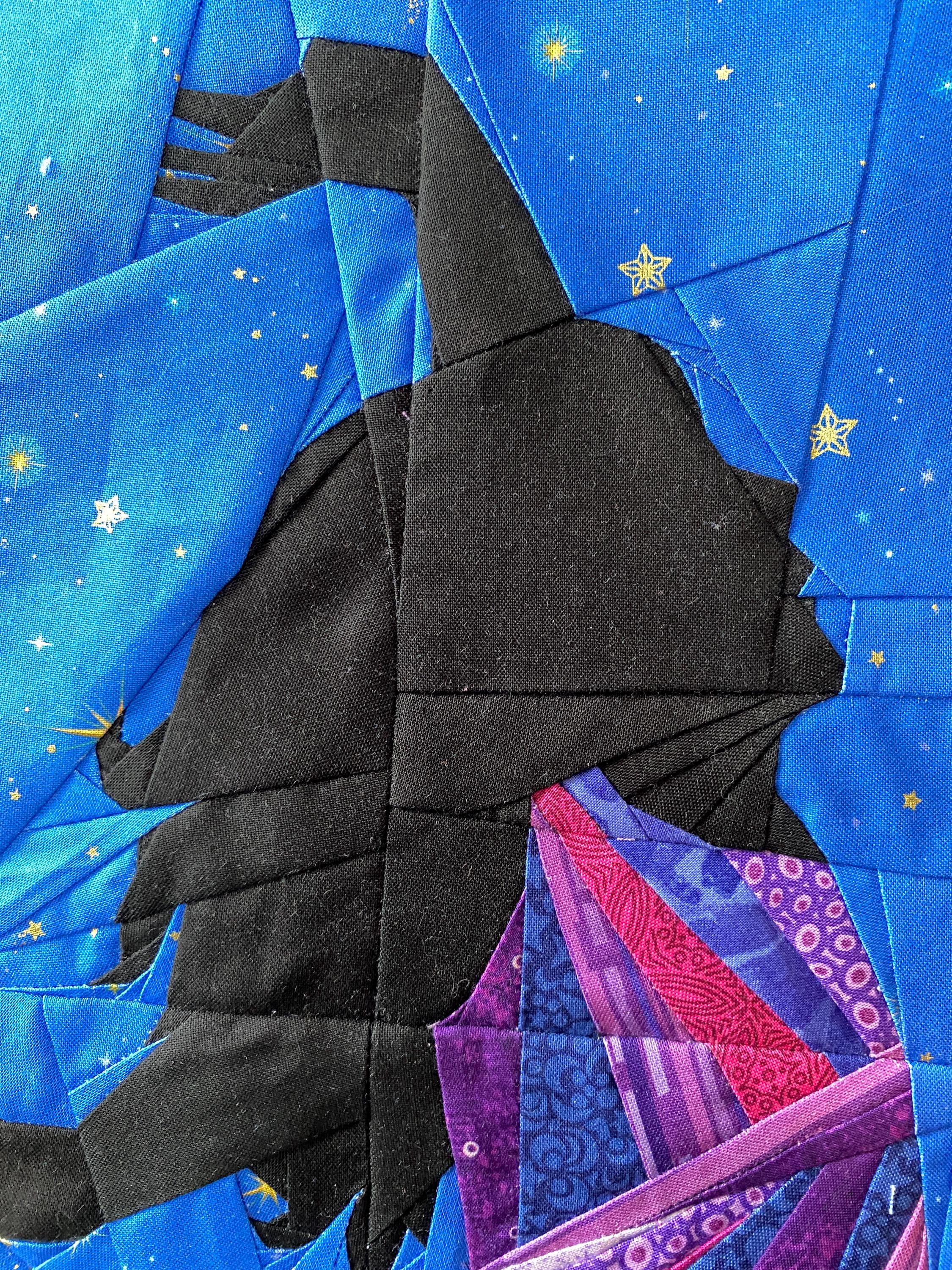 Dancing with Joy Wall Quilt Pattern, Foundation Paper Piecing (PDF Download)