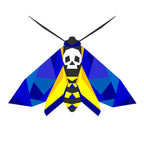 Death Moth Quilt/Quilt Block Pattern, Foundation Paper Piecing (PDF Download)