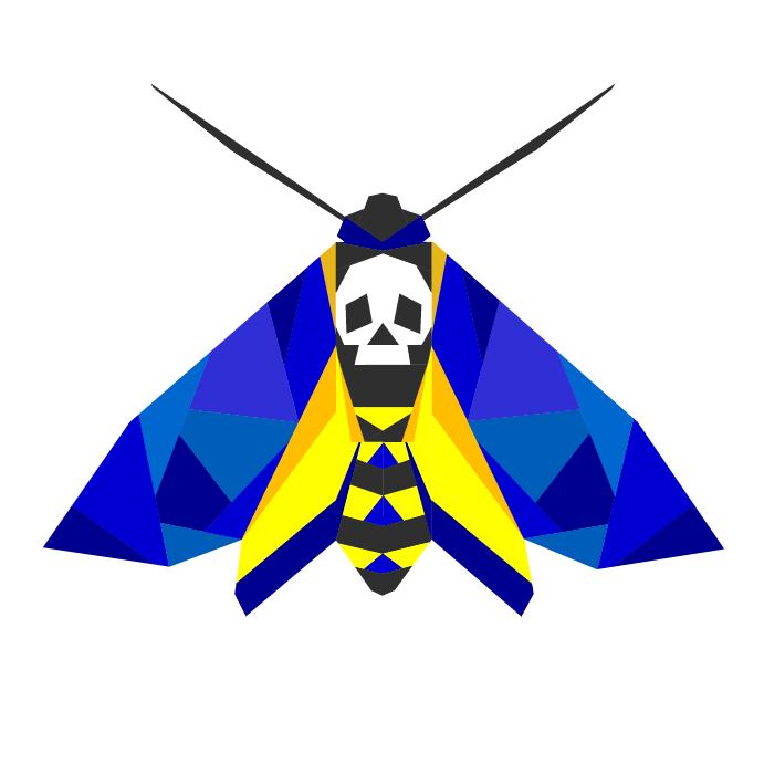 Death Moth Quilt/Quilt Block Pattern, Foundation Paper Piecing (PDF Download)