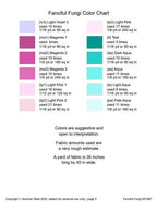 Fanciful Fungi Quilt Pattern (Twin Size), Foundation Paper Piecing (Digital Download)