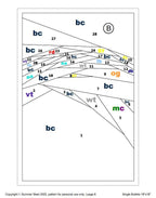 Single Bubble Mini Quilt Pattern, Foundation Paper Piecing (PDF Download)