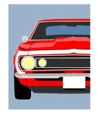 67 Chevy Camaro Classic Muscle Car Wall Quilt Pattern: Foundation Paper Piecing, for Row By Row Fabric License Plate (PDF Download)