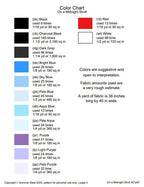 On a Midnight Stroll Quilt Pattern, Foundation Paper Piecing (PDF Download)