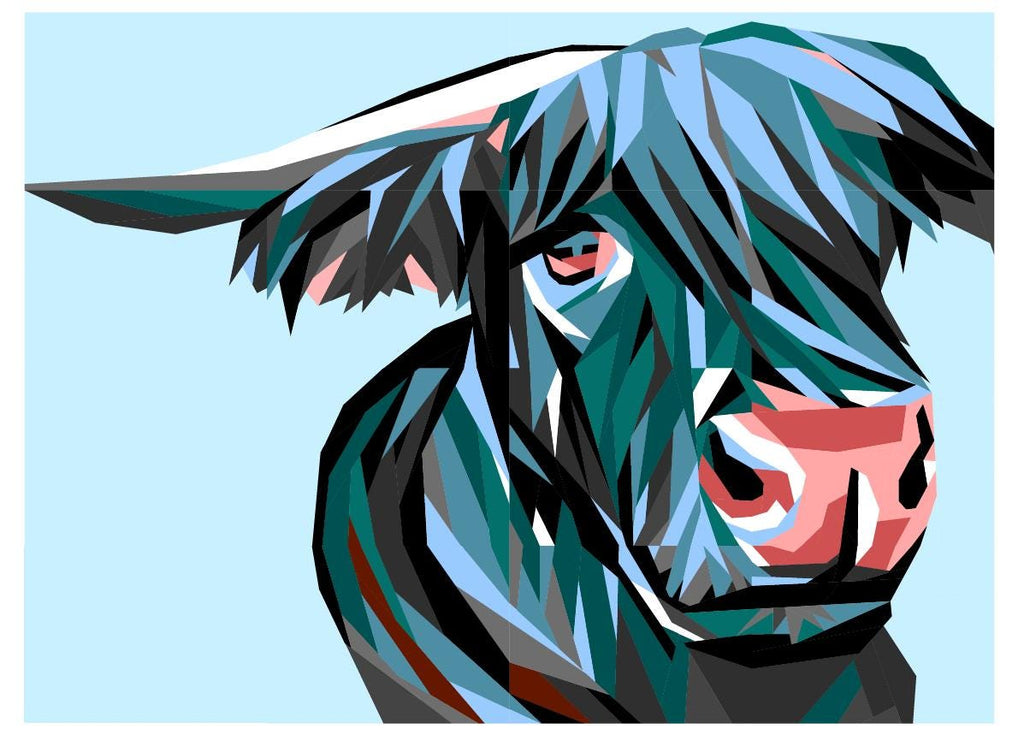 Blue Coo Wall Quilt Pattern, Foundation Paper Piecing (PDF Download)