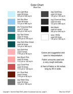 Blue Coo Wall Quilt Pattern, Foundation Paper Piecing (PDF Download)