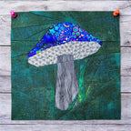 Magic Mushroom Quilt Block Pattern, Foundation Paper Piecing (PDF Download)