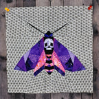 Death Moth Quilt/Quilt Block Pattern, Foundation Paper Piecing (PDF Download)