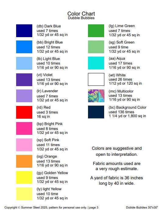 Double Bubbles Mini Quilt Pattern, Foundation Paper Piecing (PDF Download)