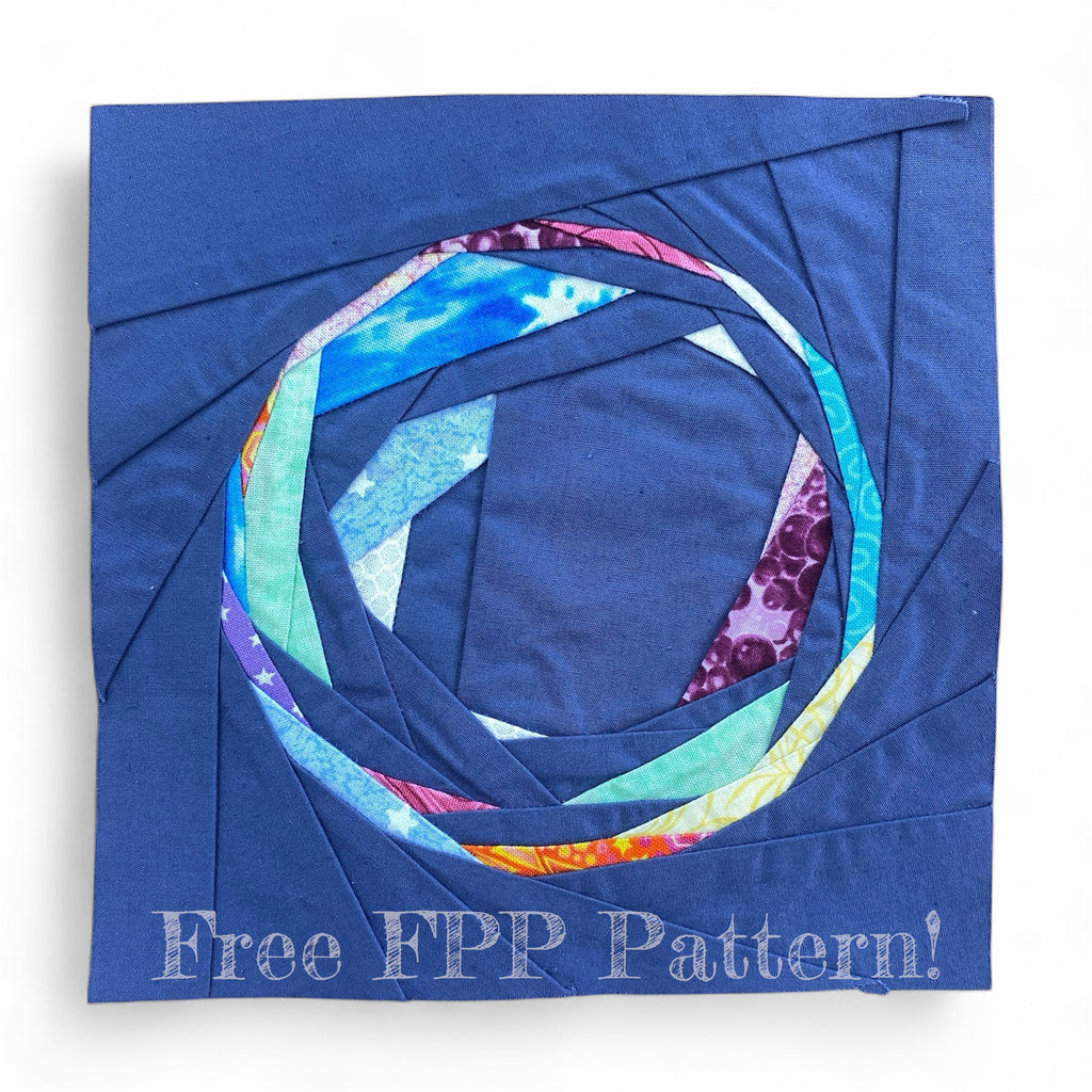 Free Baby Bubble 6" Quilt Block Pattern, Foundation Paper Piecing (PDF Download)