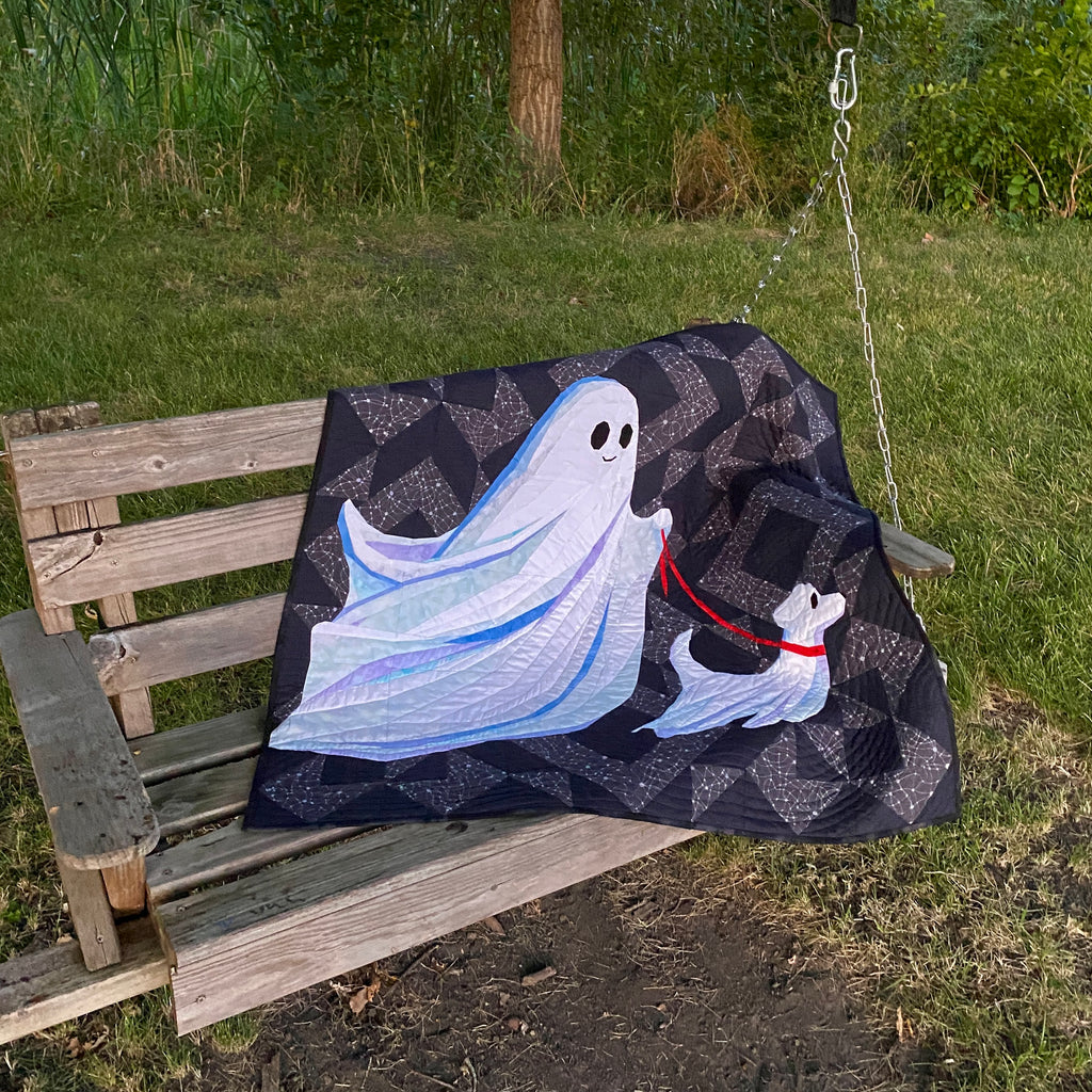 On a Midnight Stroll Quilt Pattern, Foundation Paper Piecing (PDF Download)