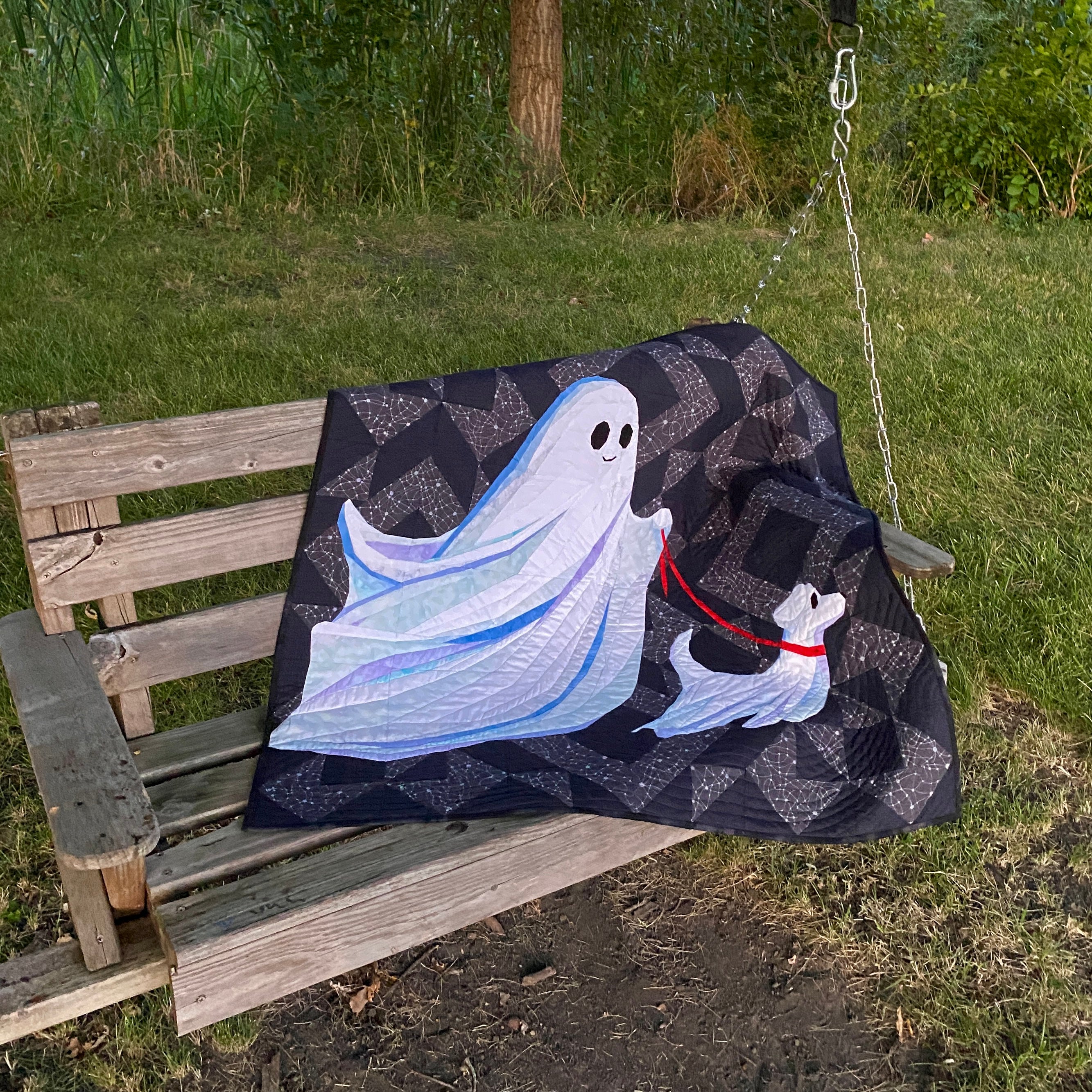 On a Midnight Stroll Quilt Pattern, Foundation Paper Piecing (PDF Download)