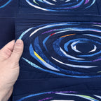 14" Water Ripples FPP Quilt Blocks Pattern, Plink Plip Plop and Plunk (Digital Download)