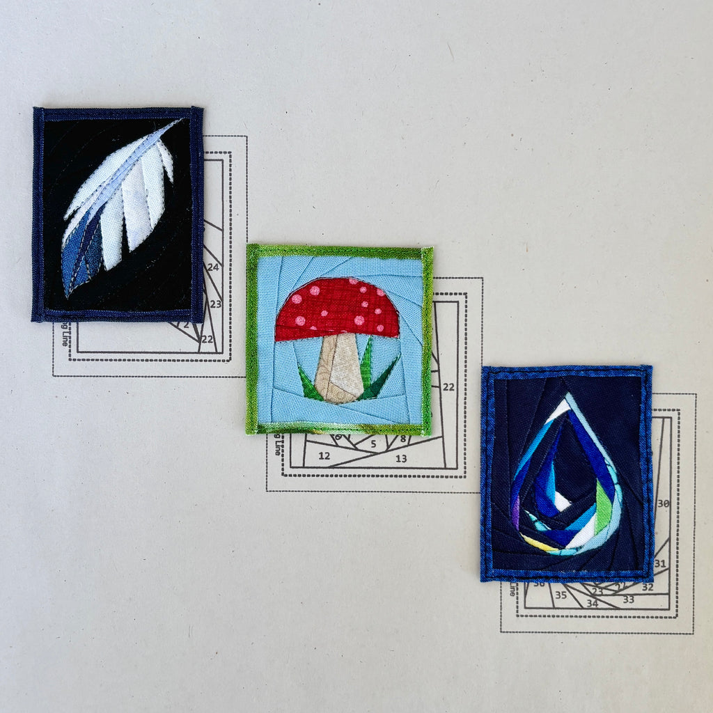 3 pdf Micro Quilt Patterns bundle (Digital Downloads)