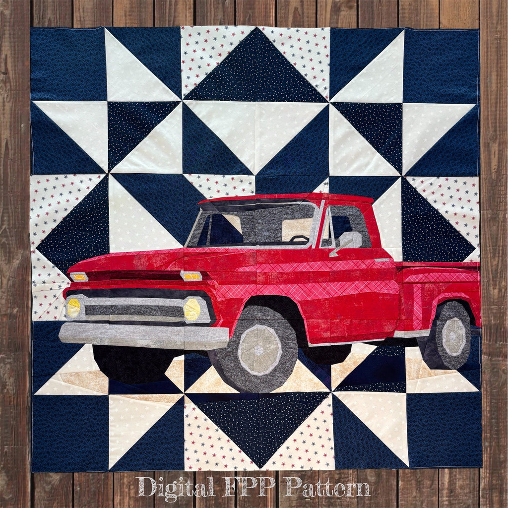 Country Roads Wall Quilt Pattern: Foundation Paper Piecing (PDF Download)