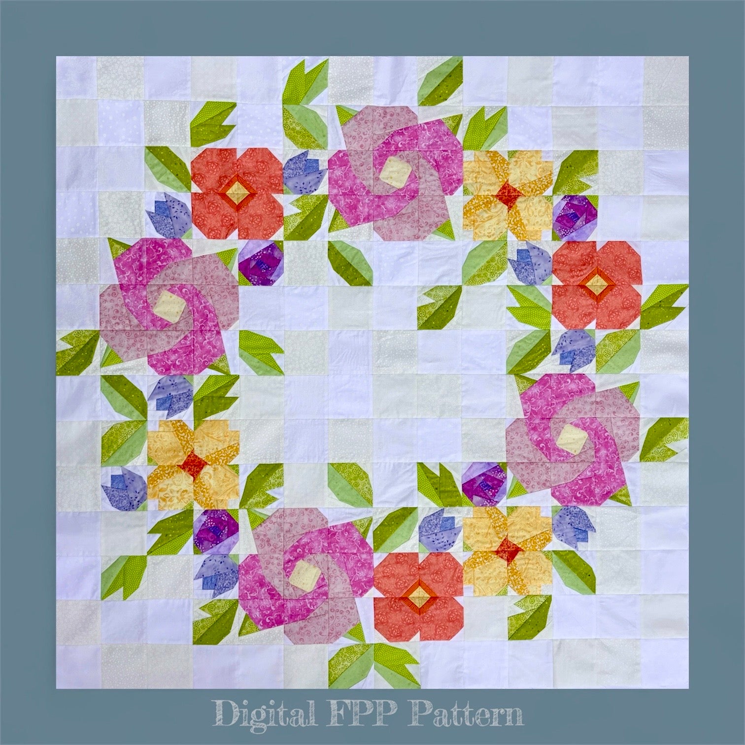 Fair is the Sunshine Quilt Pattern, Foundation Paper Piecing (PDF Download)