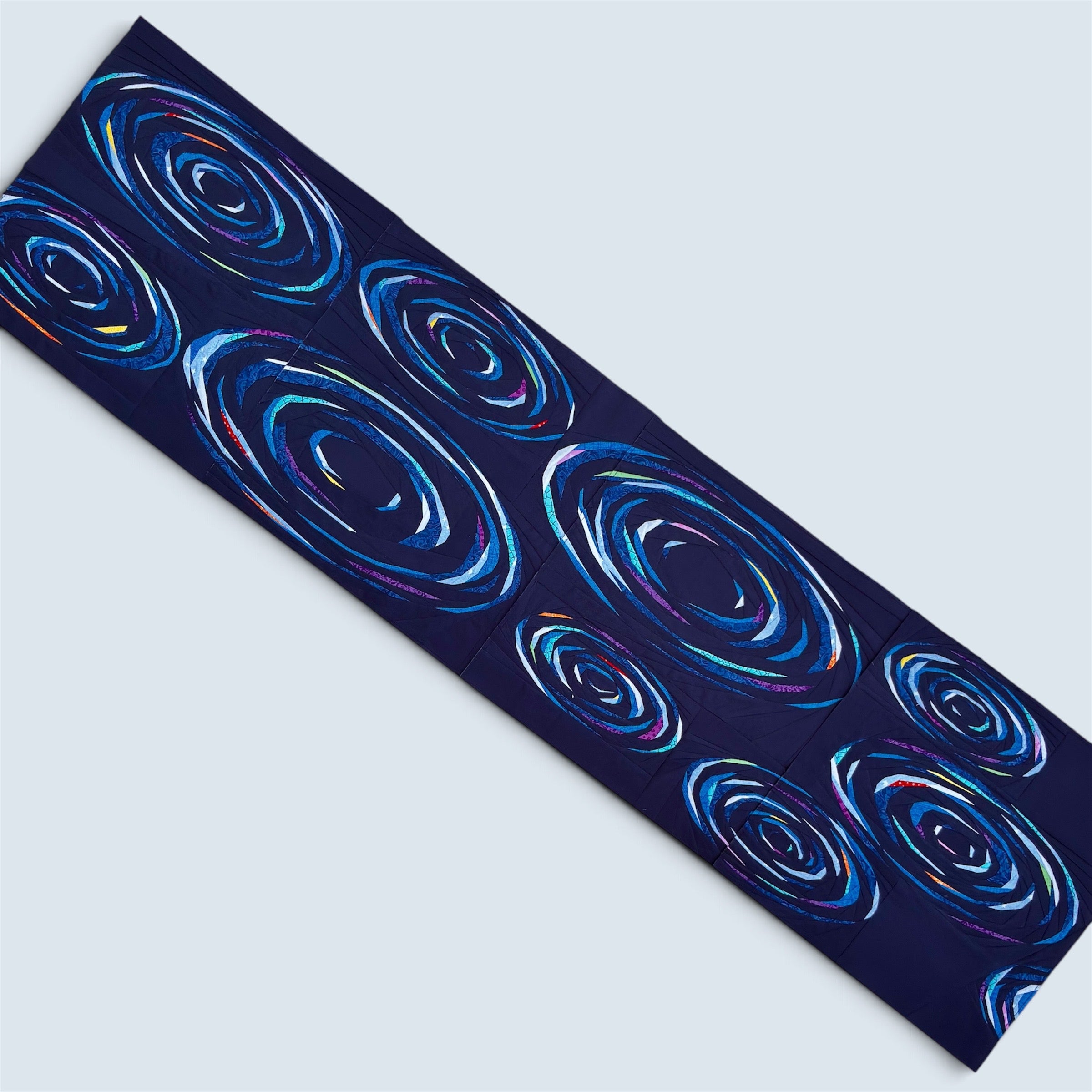 14" Water Ripples FPP Quilt Blocks Pattern, Plink Plip Plop and Plunk (Digital Download)