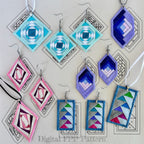 Quilty & Classic Quilt Jewelry Pendant Pattern, Single Section FPP (Digital Download)