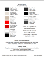 Skully Claus FPP Quilted Christmas Stocking Pattern: Foundation Paper Piecing (PDF Download)