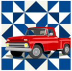 Country Roads Wall Quilt Pattern: Foundation Paper Piecing (PDF Download)