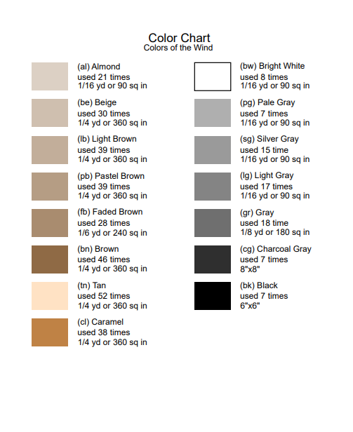 Colors of the Wind Quilt Patten (pdf Download)