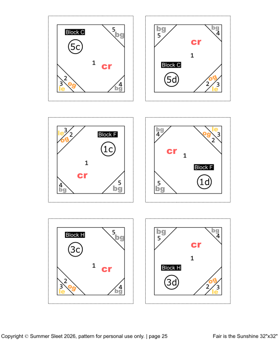 Fair is the Sunshine Quilt Pattern (PDF Download)