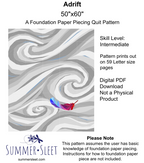 Adrift Quilt Pattern (PDF Download)