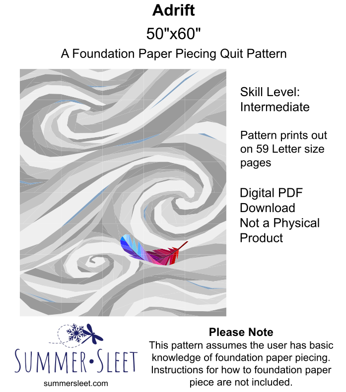 Adrift Quilt Pattern (PDF Download)