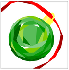 The Green Bauble FPP Quilt Block Pattern, 12" & 16" Square, Christmas Ornament (PDF Download)