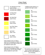 The Green Bauble FPP Quilt Block Pattern, 12" & 16" Square, Christmas Ornament (PDF Download)