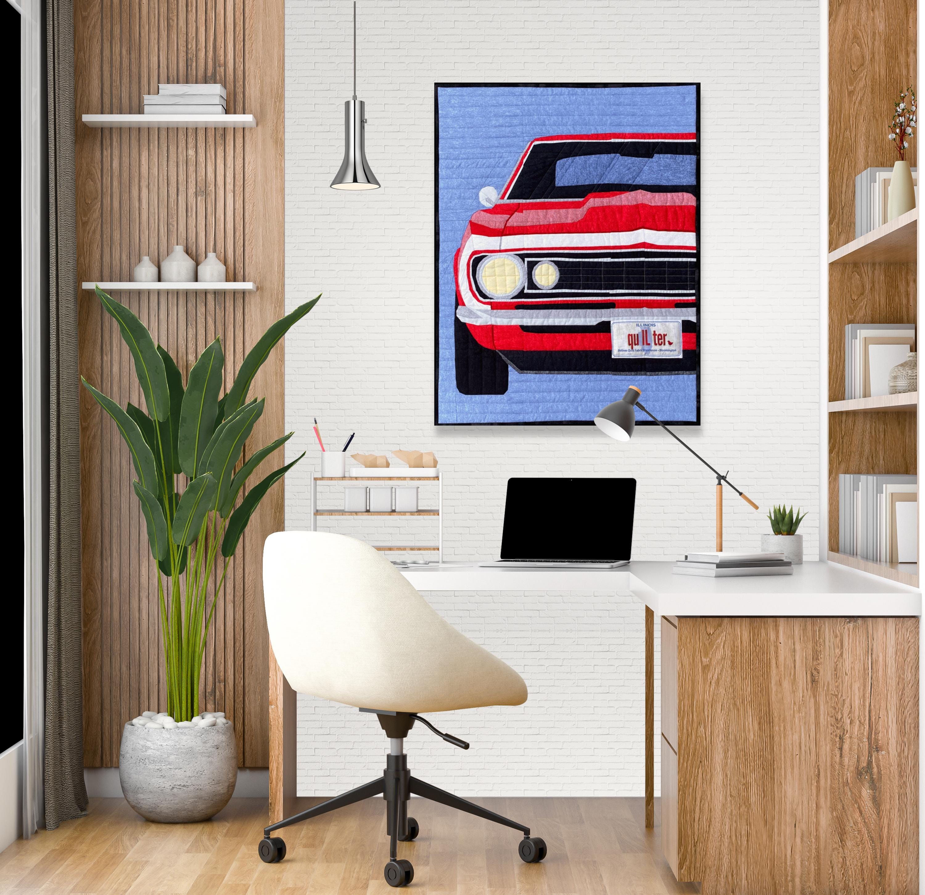 67 Chevy Camaro Classic Muscle Car Wall Quilt Pattern: Foundation Paper Piecing, for Row By Row Fabric License Plate (PDF Download)
