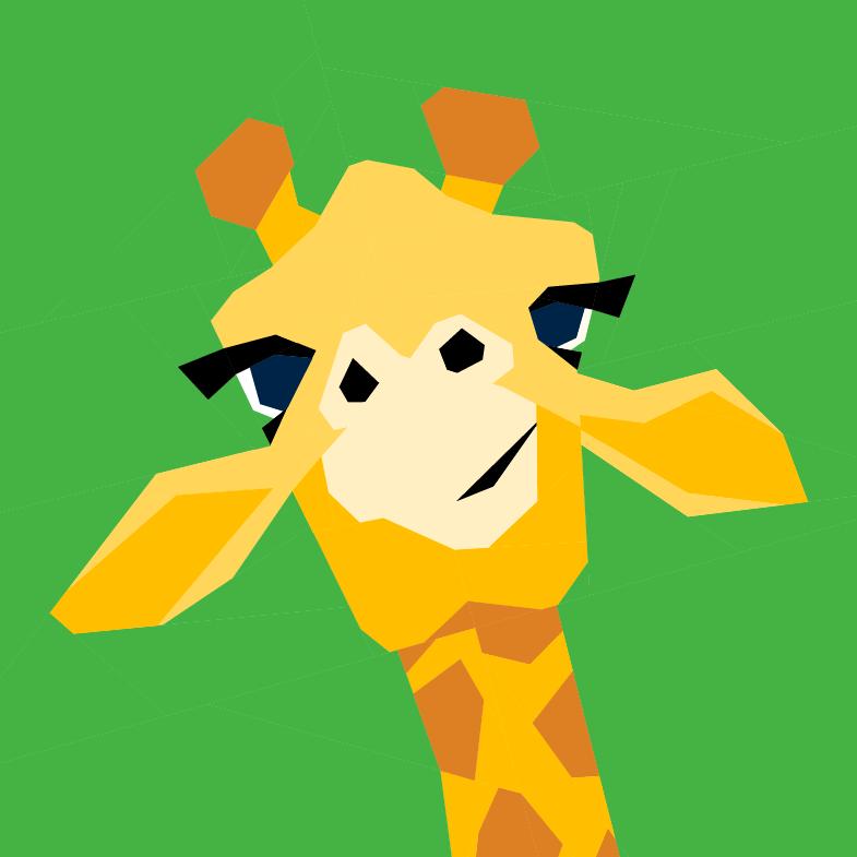 Goofy Giraffe Quilt Block Pattern, Foundation Paper Piecing (PDF Download)