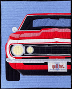 67 Chevy Camaro Classic Muscle Car Wall Quilt Pattern: Foundation Paper Piecing, for Row By Row Fabric License Plate (PDF Download)